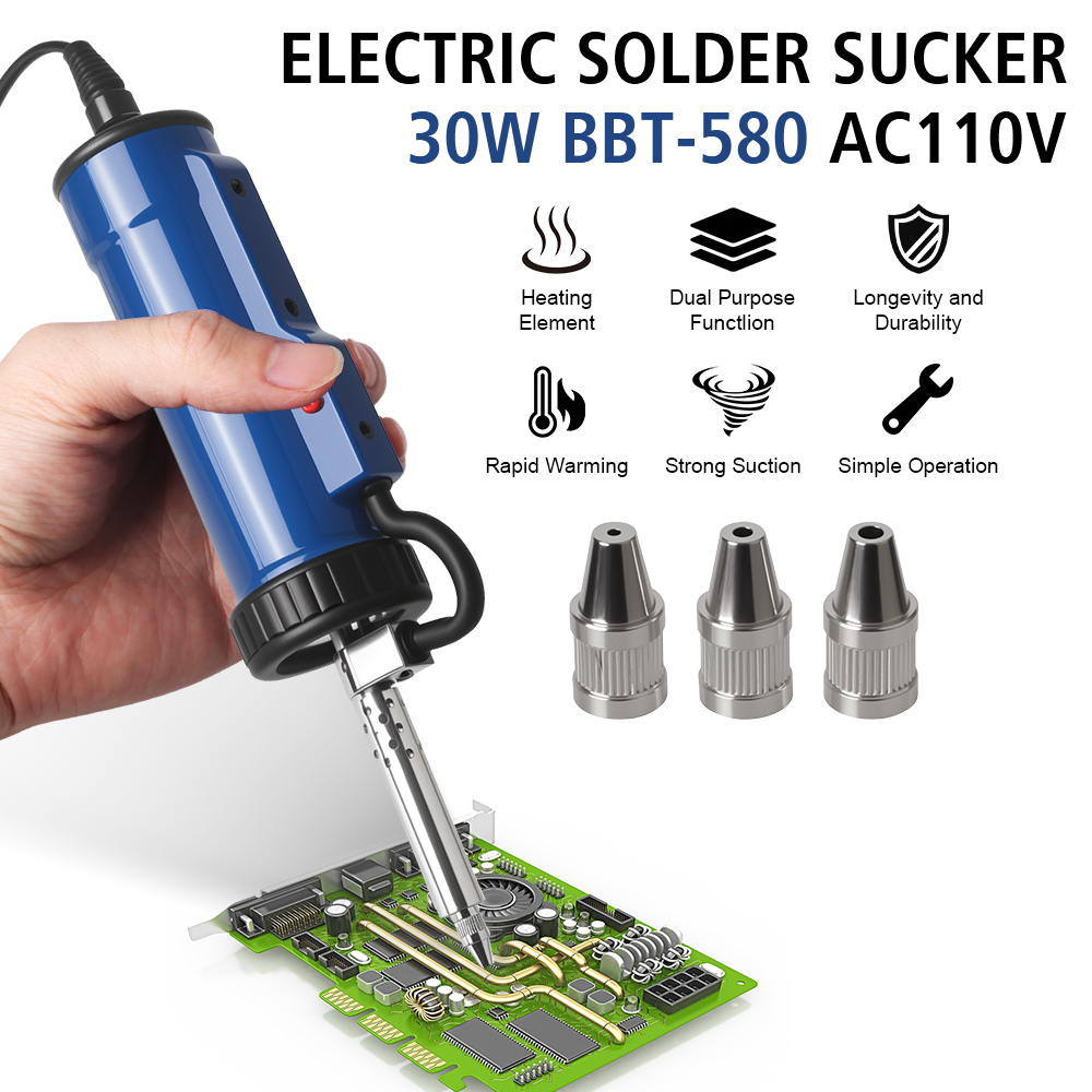Desoldering Pump Electric Vacuum Station - Nueva máquina desoldadora con ventosa de
